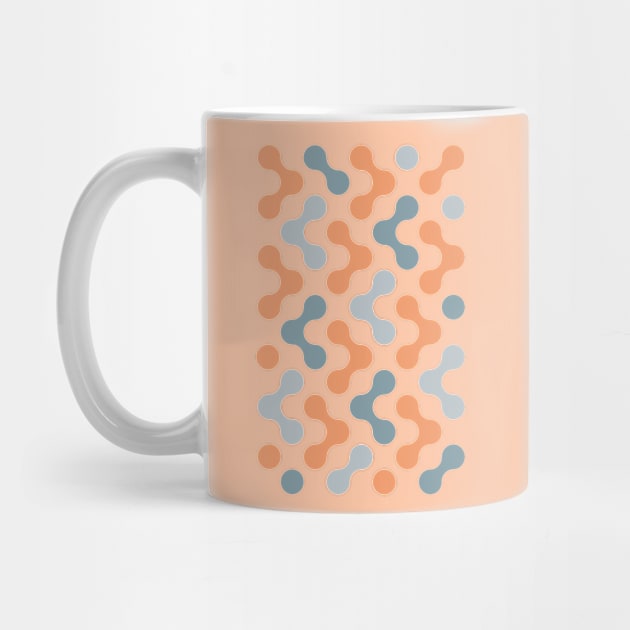 Colorful Shapes (salmon and gray) by lents